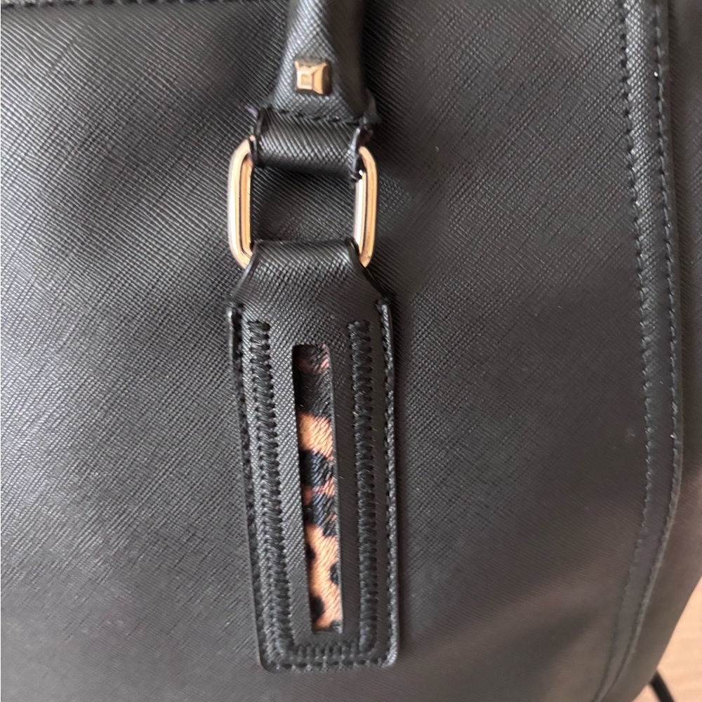 Stella & Dot Full Time Fabulous Black Tote Bag - Picture 4 of 10